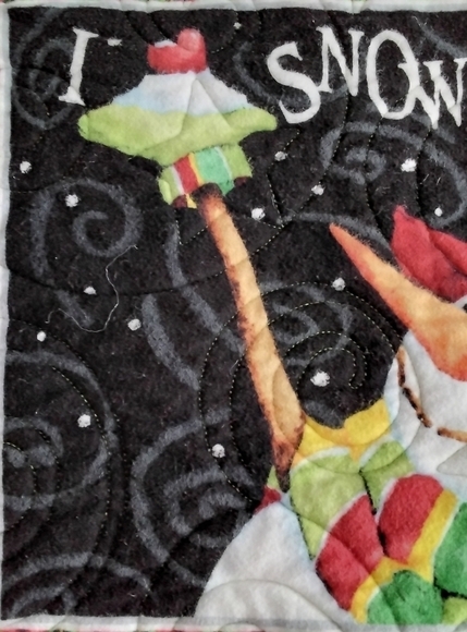 Winter Holidays Quilt / Crib /Lap/Floor - Picture 7 of 9